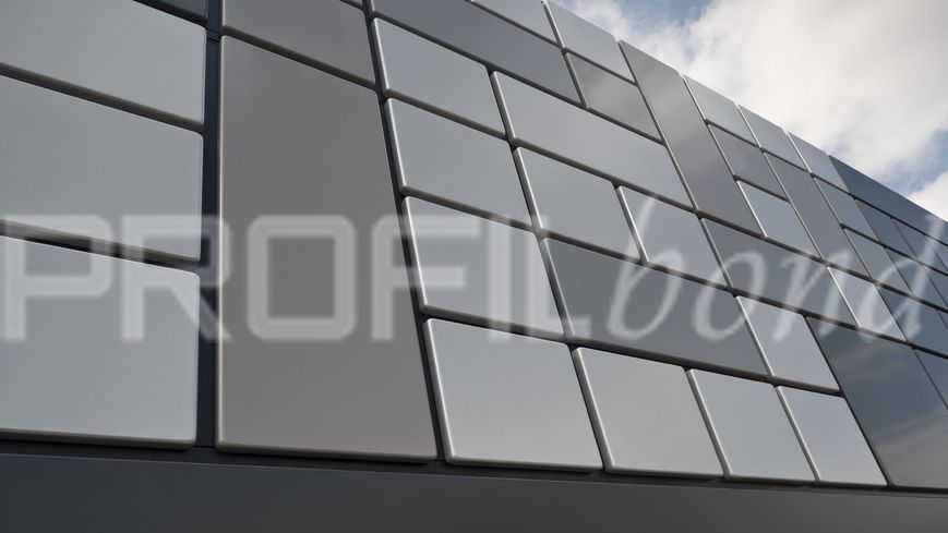 Алюмінієва композитна панель, темно-сірий металік S520, Aluface (Saray) PVDF, FR, 4мм 1250x6000 al=0,35 2246-9 фото