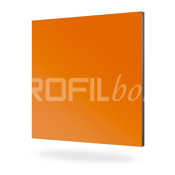 Алюмінієва композитна панель Profilbond помаранчевий PB024, 1250x3048, 3мм, 0/21х0/21 5545-31 фото